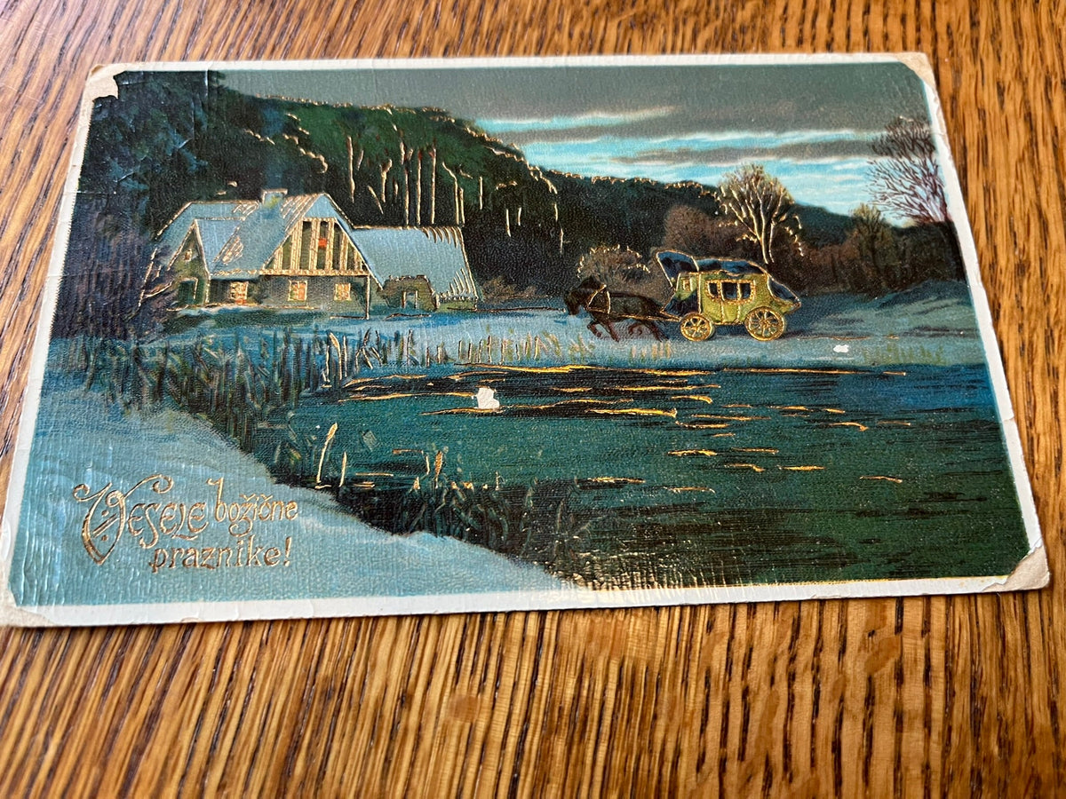 Holiday card. Austria - 1913