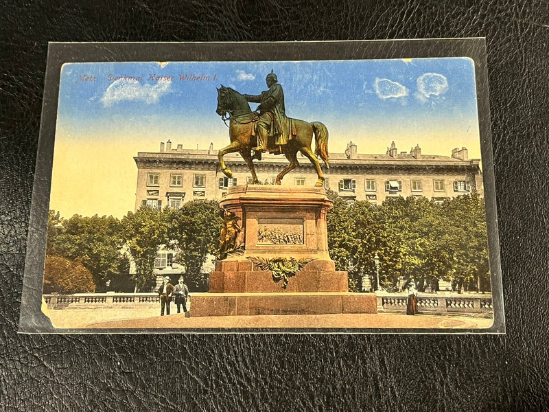 Metz Germany - Kaiser Wilhelm I Statue 1919
