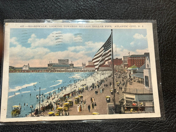 Boardwalk looking to Million Dollar Pier - Atlantic City