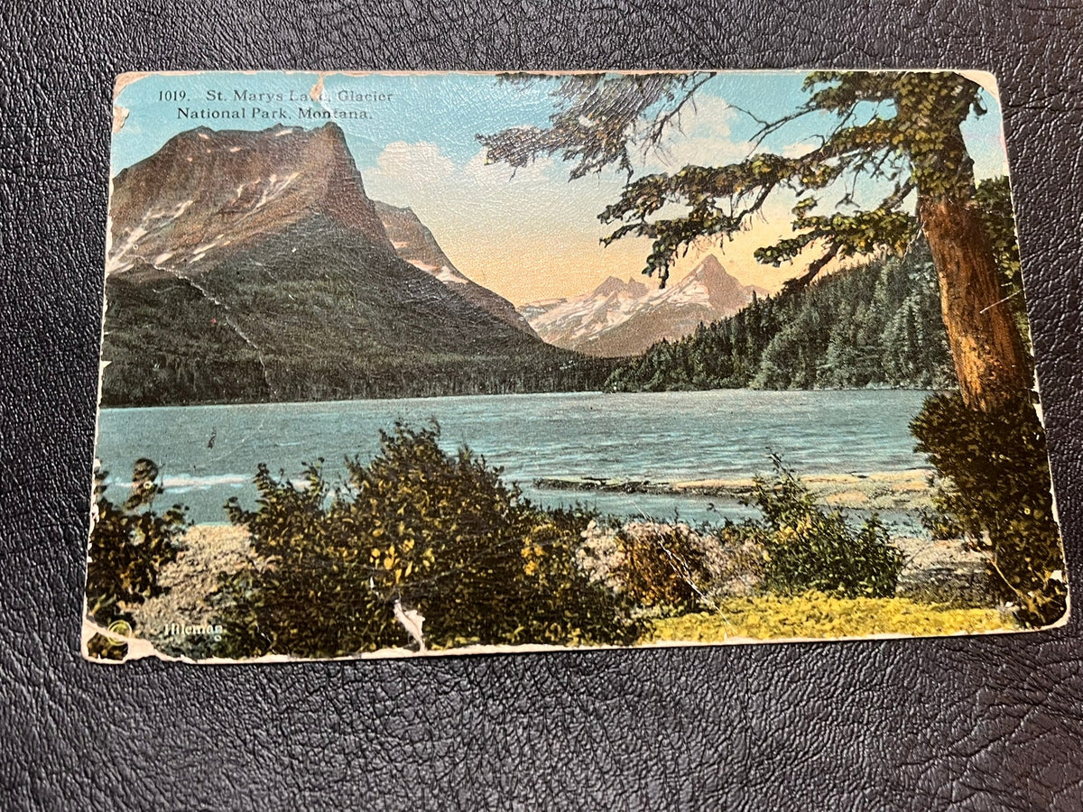 St. Marys Lake - Glacier Park  1923