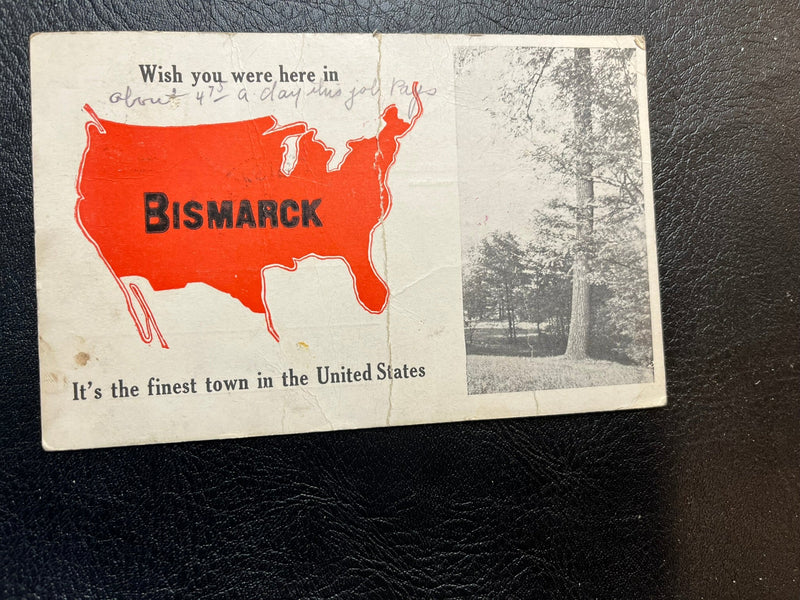 Bismarck North Dakota - The  finest town in the United States -1913