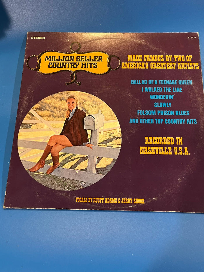 Million Seller Country Hits Made Fmaous by Johnny Cash and Webb Pierce