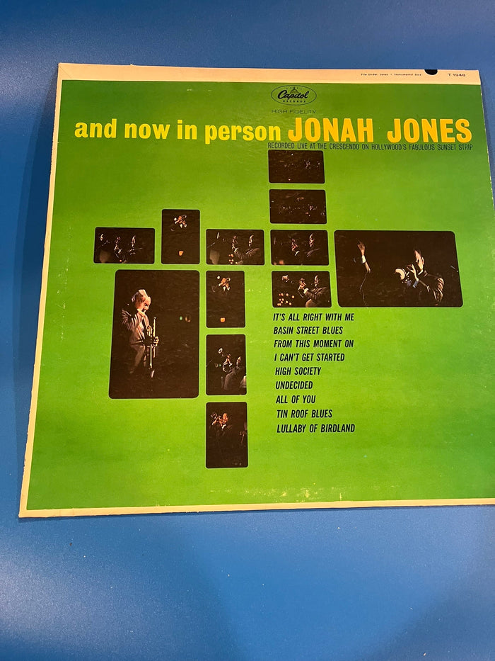 And Now In Person - Jonah Jones