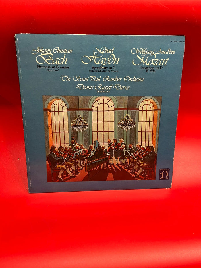 Bach -Sinfonia IN G Minor Op.6, No.6 ; Hayden - Symphony in G ;  Mozart - Cassation in D K62a