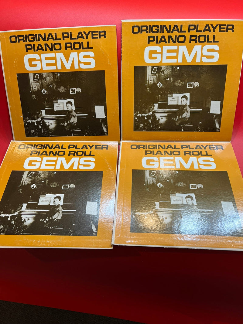 Original Player Piano Roll Gems  Vol.  3,4,5&6