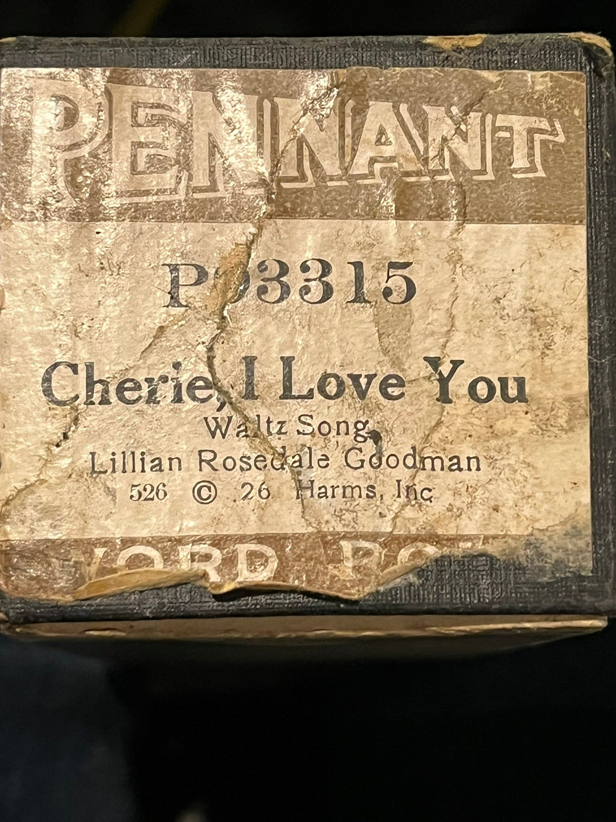 Cherie, I Love You  ( Waltz Song)