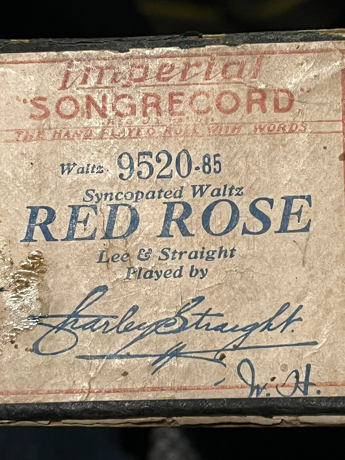 Red Rose  (Syncopated Waltz)