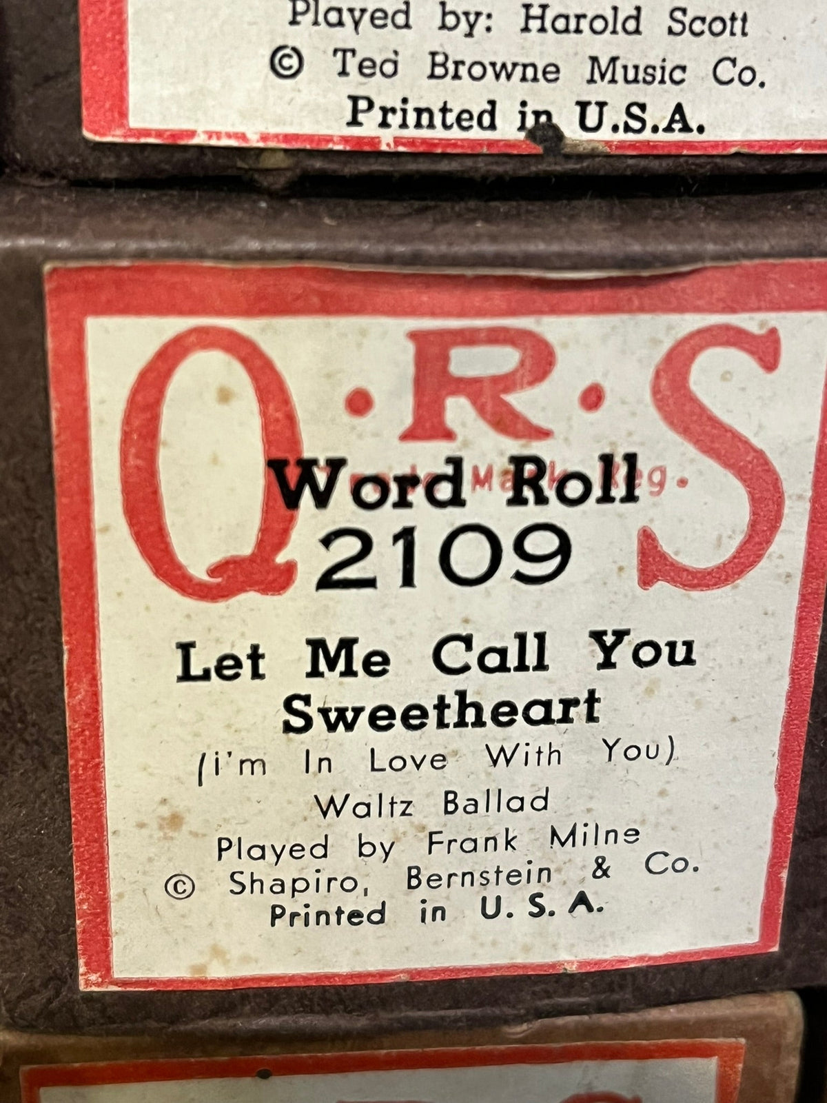 Let Me Call You Sweetheart