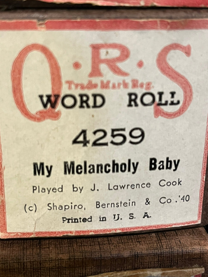 My Melancholy Baby