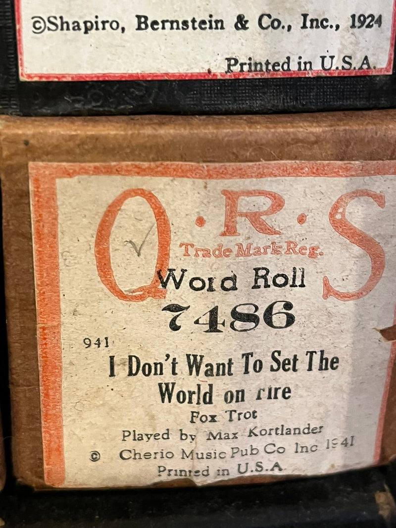 I Don't Want To Set The World On Fire