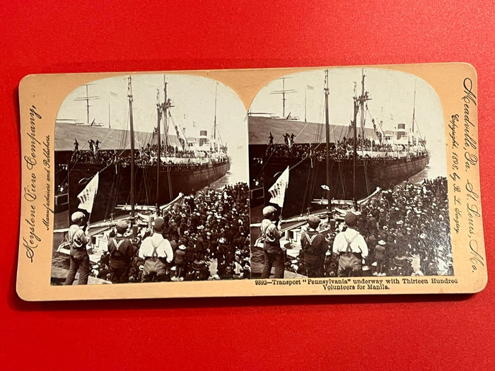 Transport "Pennsylvaia" Taking Troops to Manila