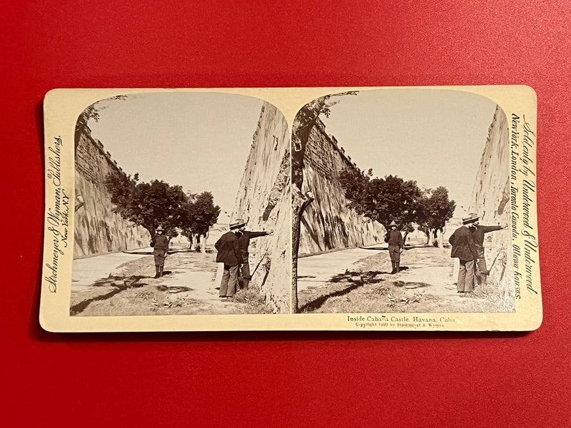 Inside Cabana Castle - Havana 1899