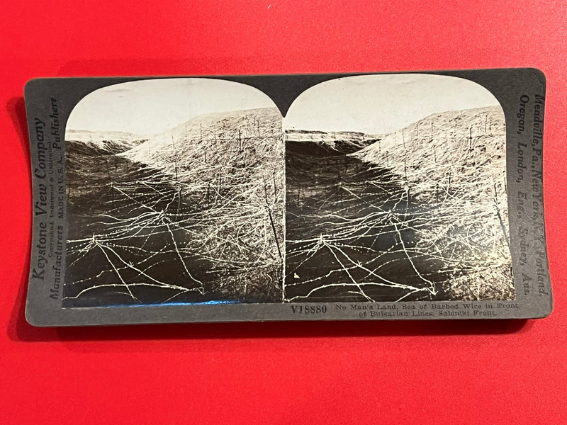 "No Man's Land" Sea of Barbwire. WWI