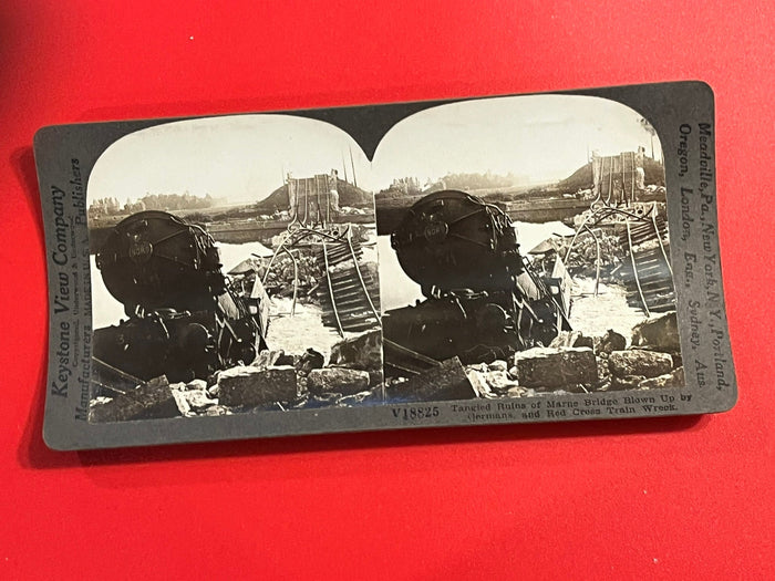 Ruins of Marne Bridge - WWI