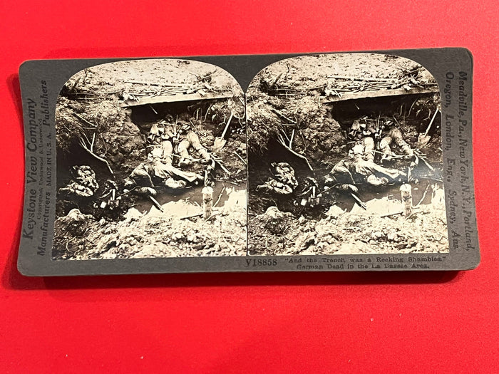 German Dead in the La Basse Area. WWI.