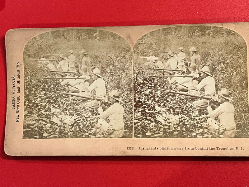 Spanish Insurgents in the Trenches - 1899