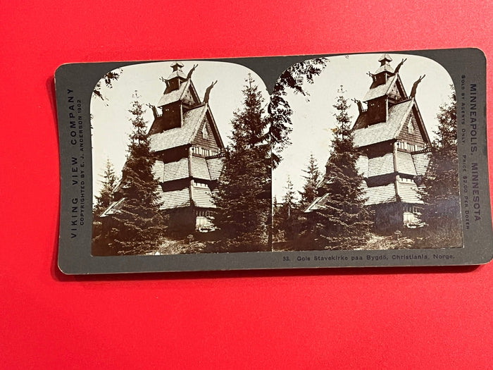 Stavekirke paa Bygdd - Christiania Norway