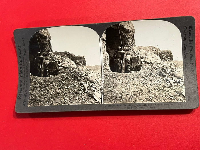 Desolation of Fertile Hills of France - WWI