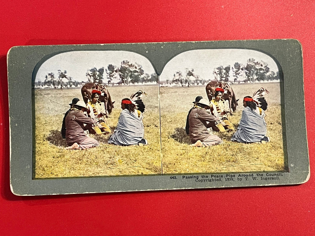 Passing the Peace Pipe 1899