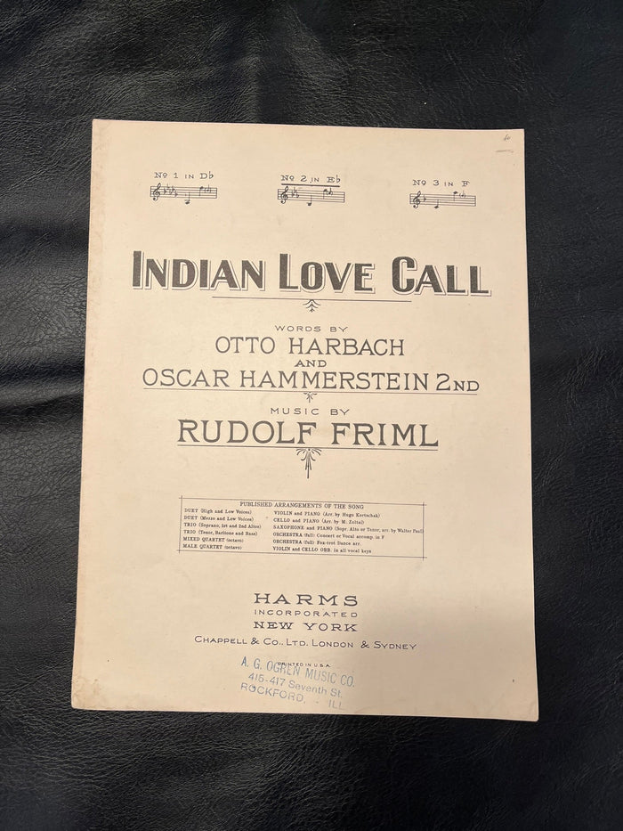 Indian Love Call