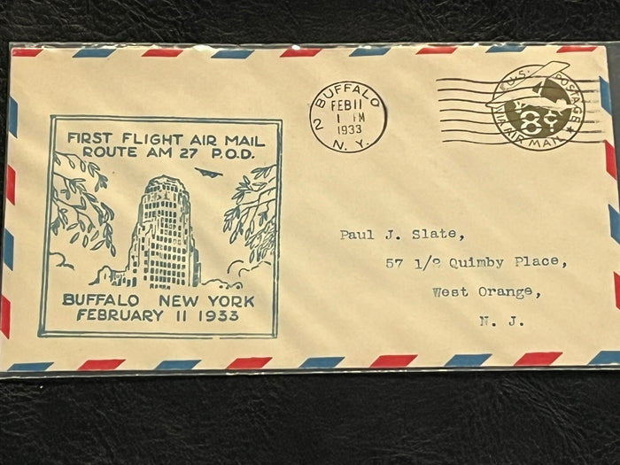 First flight - Buffalo, New York 1933