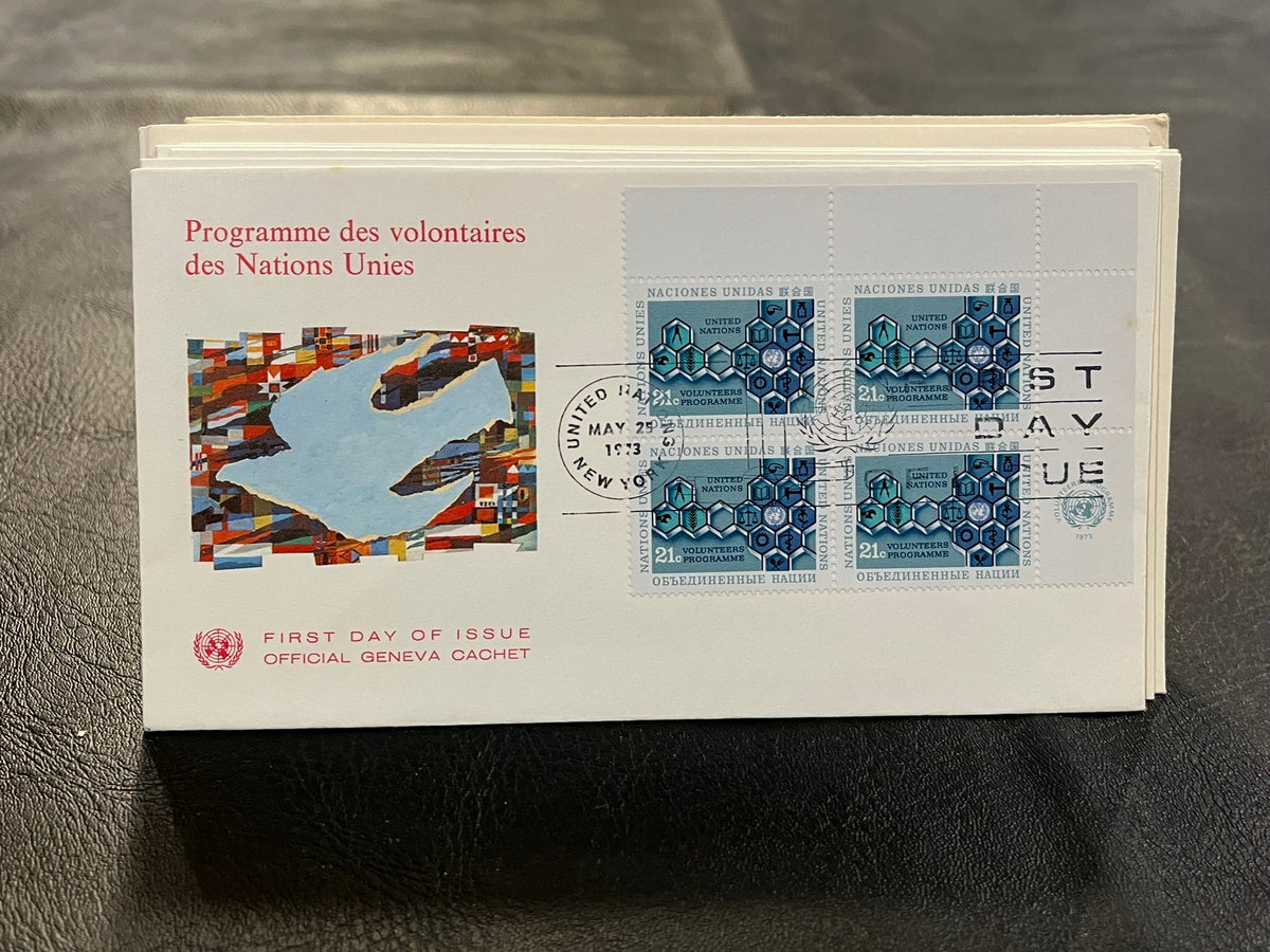 Daily Programme Fdc United Nations Volunnteer Program FDC – History Bound