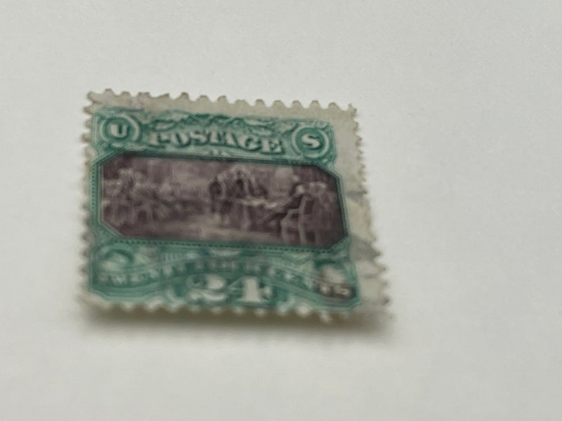 #120 - 1869 24c Declaration of Independence.