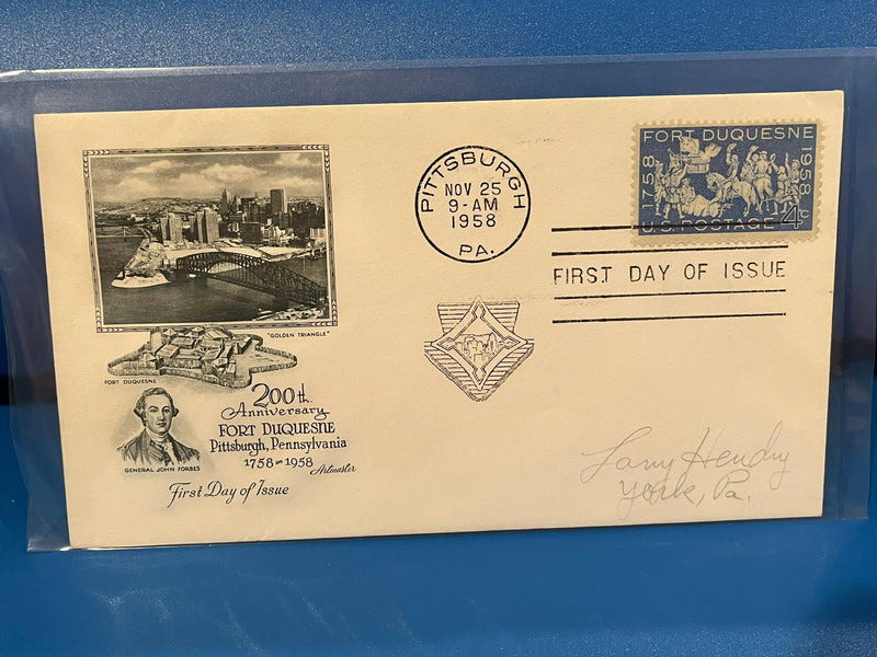 Fort Duquesne 200th Anniversary. 1958. Artmaster Cachet.