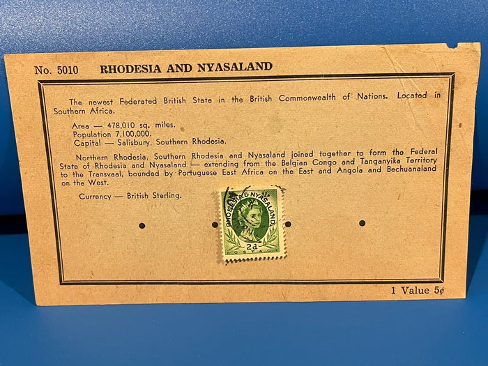 Rhodesia and Nyasaland - Queen Elizabeth
