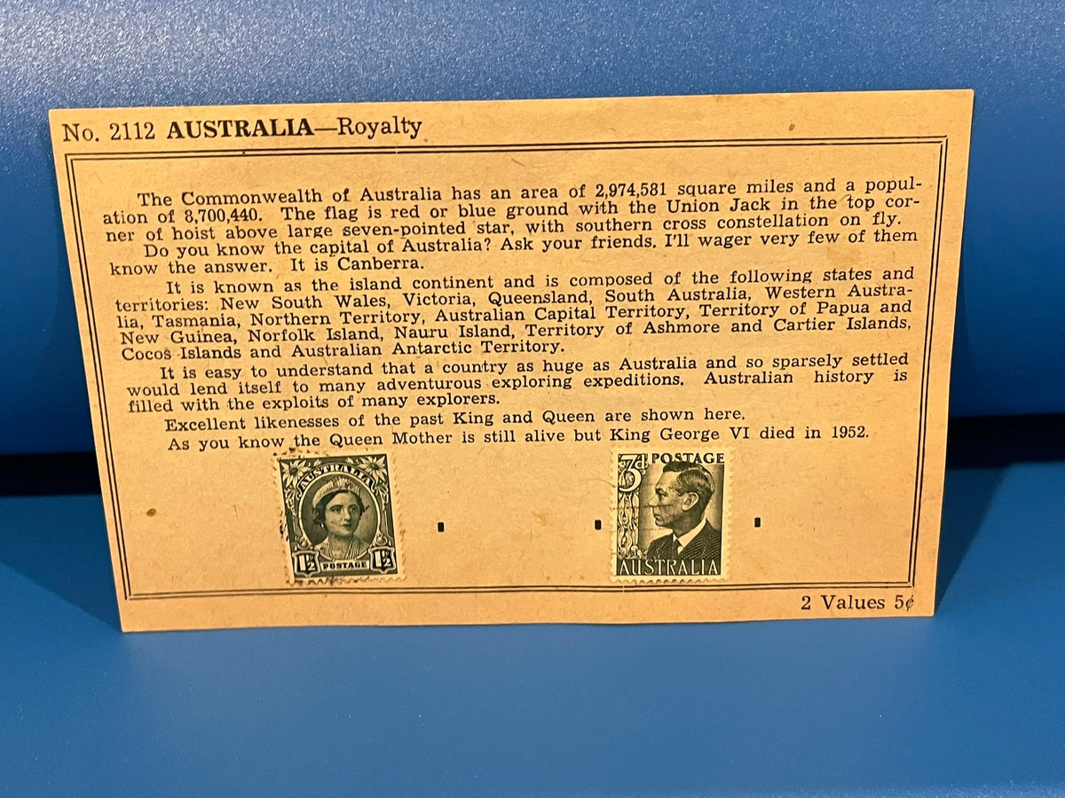 Australia - Queen Mother and King George VI