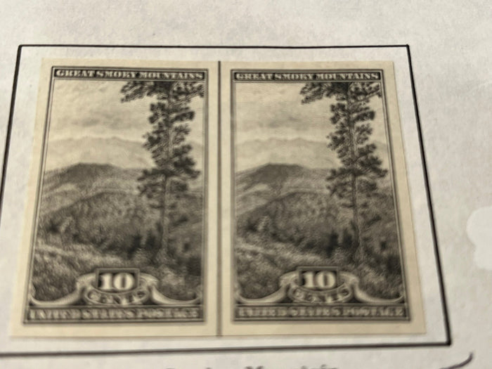 Great Smoky Mountain - National Park Series pair. MLH. 1935