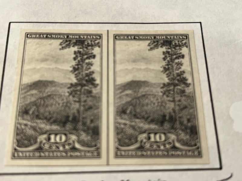 Great Smoky Mountain - National Park Series pair. MLH. 1935