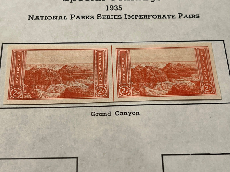 Grand Canyon - National Park Series - Imp. pair. MLH. #757