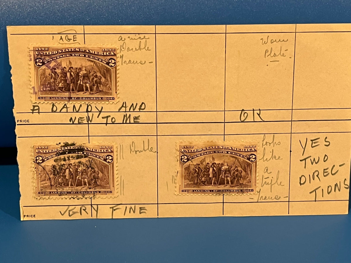 Landing of Columbus - 2c - set of 3