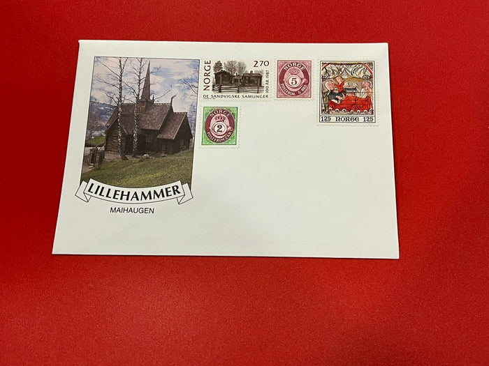Norway- Lillehammer, Set of 4 unused stamps.