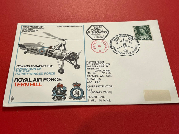 Formation of trhe RAF Rotary Winged Force - Tern Hill