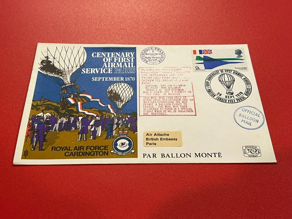 Centenary of First Air Mail Service . Royal Air Force Cardington.