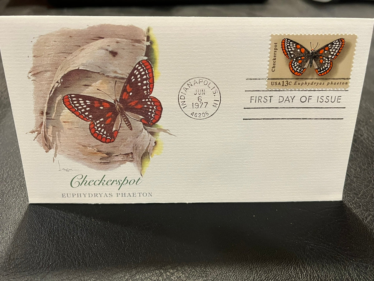 Checkerspot Butterfly
