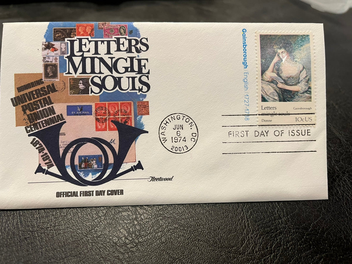 Letters Mingle Souls blue