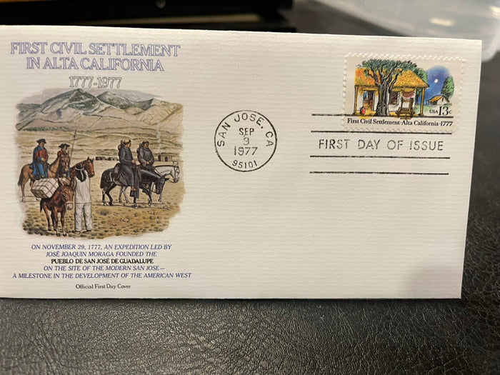 First Civil Settlement in Alto California 1777-1977