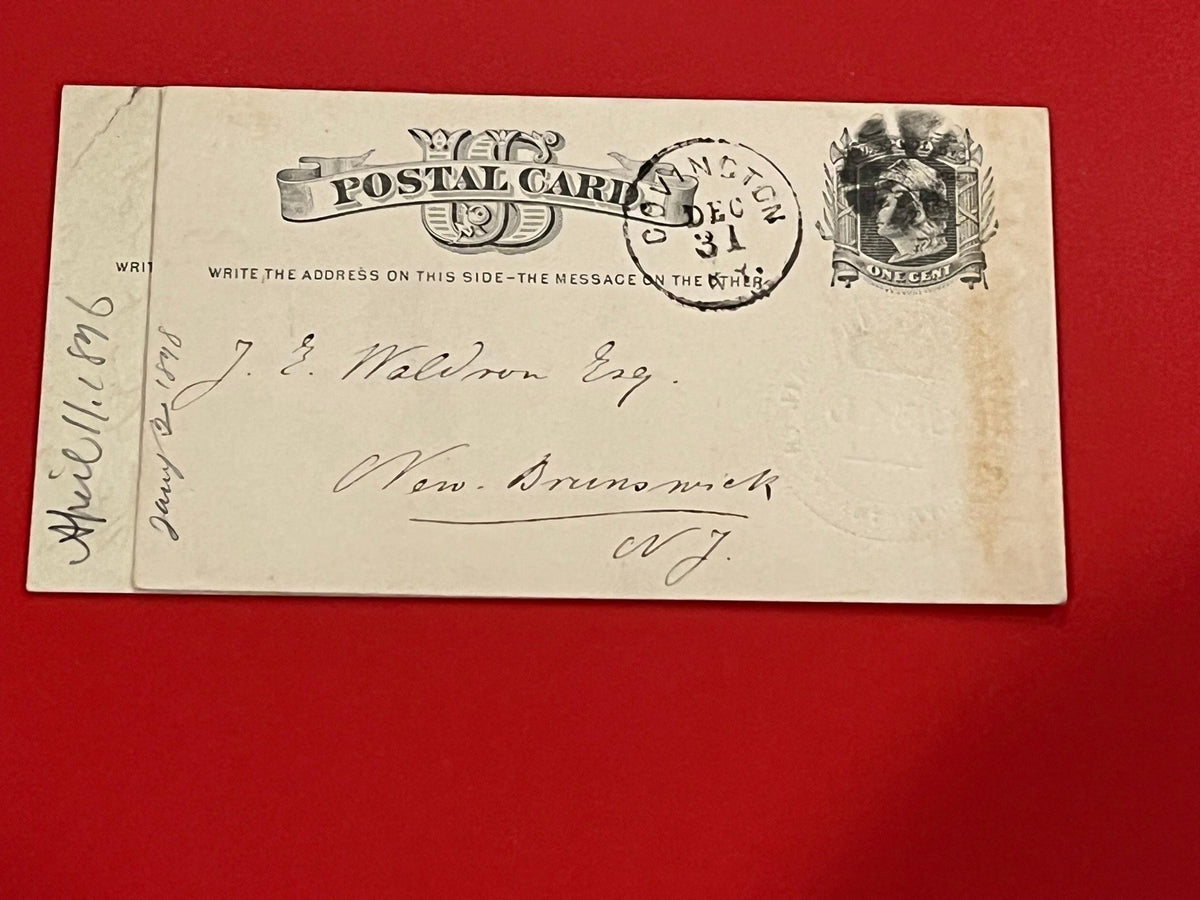 !c U.S. Postal Card. Postmarked 1879 from Buffalo, N.Y. Fancy Cancel