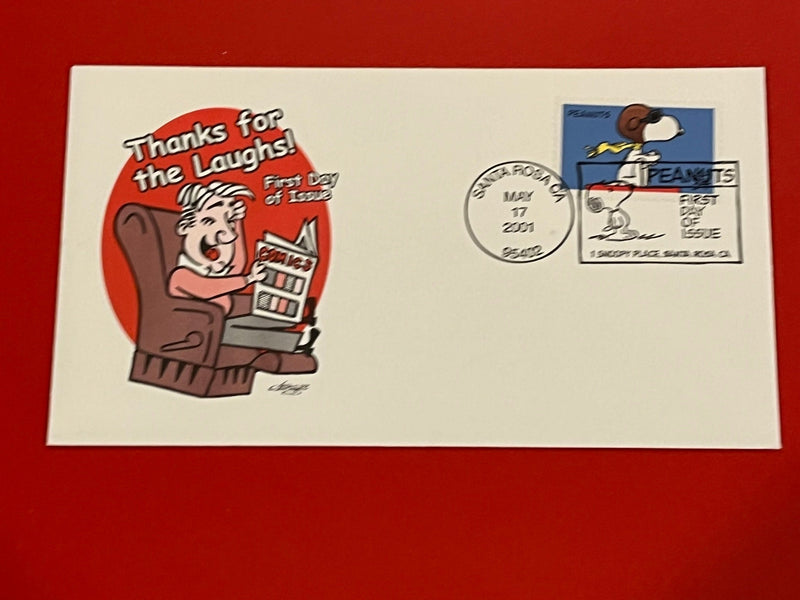 2001 34c Peanuts Artmaster FDC
