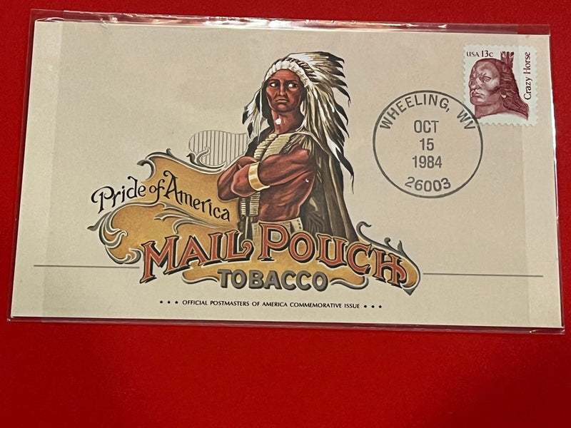 Pride of Americaa Mail Pouch Tobacco.