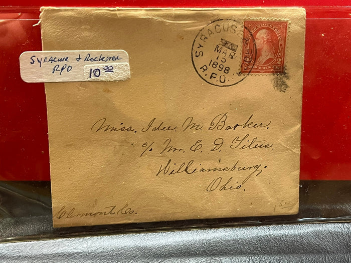 Syracuse & Rochester  RxR R.P.O. cover