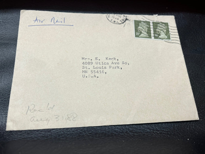 36 pence Perf. Great Britain cachet