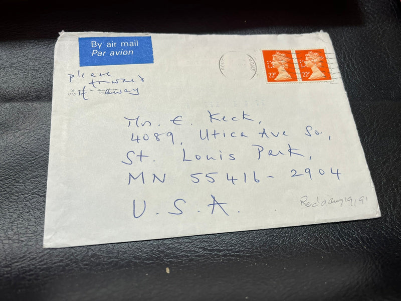 44 pence Perf. Great Britain cachet