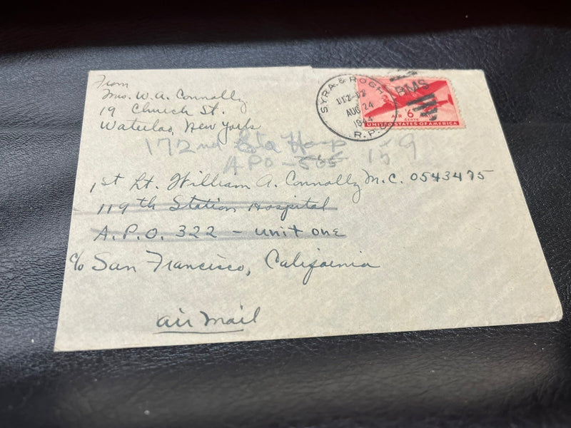 Syracuse and Rochester RPO WWII cachet