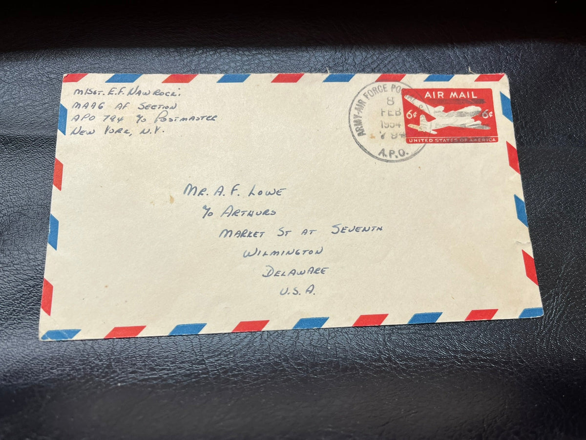 Army- Air Force APO 6c Air Mail