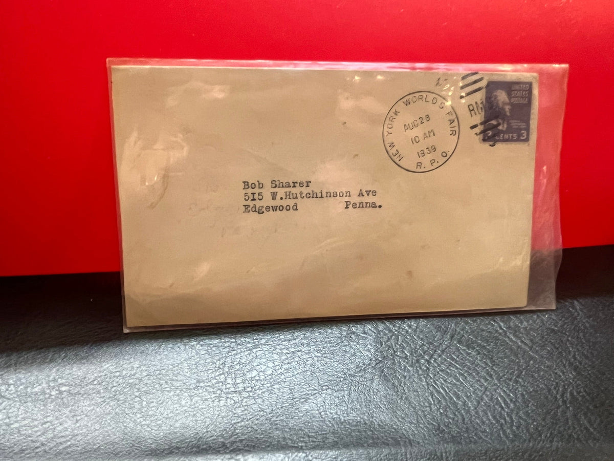 1939 New York World's Fair Cancel Cachet
