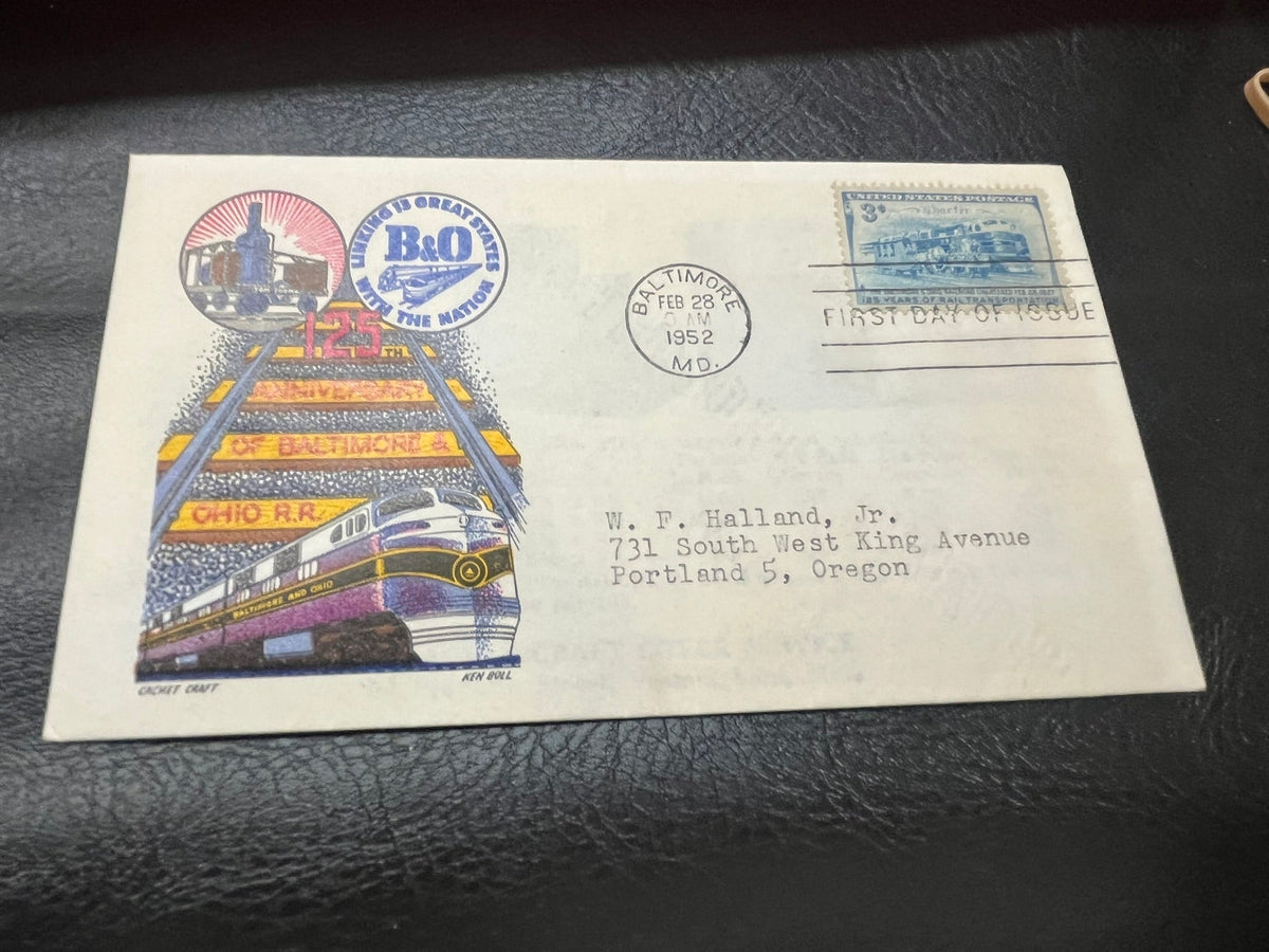 Baltimore & Ohio RxR 125th Anniversary Cachet